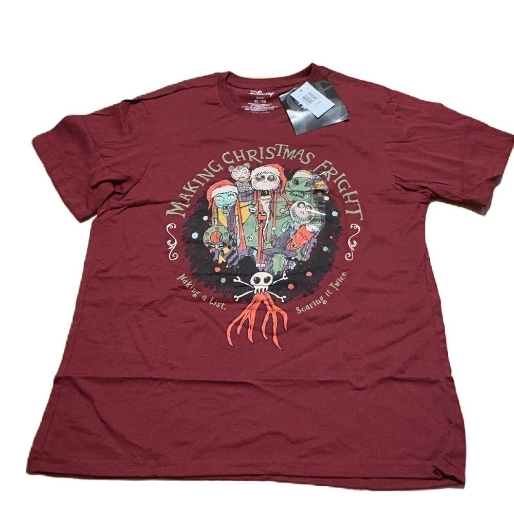 Disney Nightmare Before Christmas T-shirt NEW XL Men’s Jack Sally